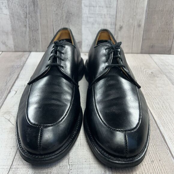 Allen Edmonds Kennett Men's Oxford Split Toe Derby Leather Black Size 9 D 9504 - Picture 4 of 16